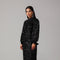 Black Sequin High-Neck Maxi Dress