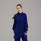 Blue Cobalt Draped Co-Ord Set