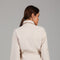 Cream Utility Shirt with Waist Tie