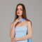 Sky Blue Strapless Bow Detail Maxi Dress