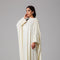 Cream Embellished Kaftan Gown