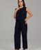 Navy Blue Sleeveless Co-Ord Set