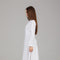 White Wrap-Style Maxi Dress