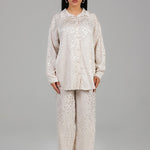 Jacquard Co-Ord Set BKMF 014 Beige