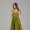 Limerick Eyelet Midi Dress with Belt
