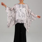 Marble Print Two Piece Set JS 019 Cream
