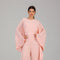 Pink Blush Draped Jumpsuit 