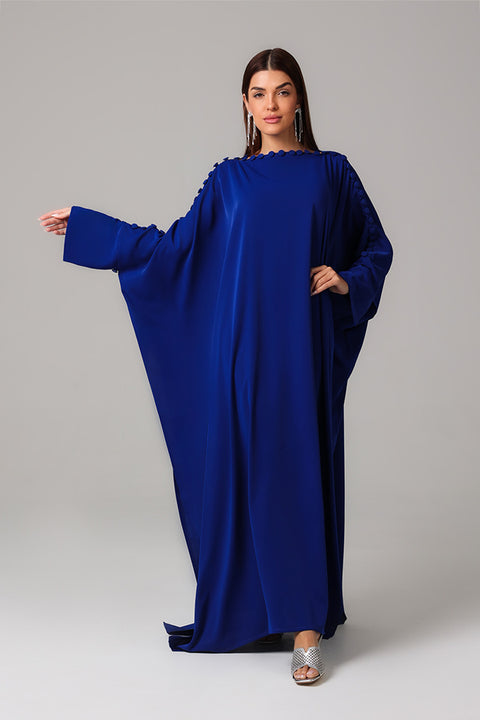 Blue Royal Embellished Kaftan