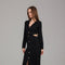 Black Midnight Cut-Out Detail Midi Dress