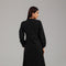 Black Pintuck Detail Modest Dress