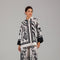 Black and White Monochrome Printed Co-ord Set