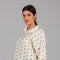 Brown Polka Dot Relaxed Shirt