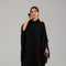 Black Fringe Kaftan