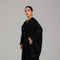 Black Classic Draped Kaftan Dress