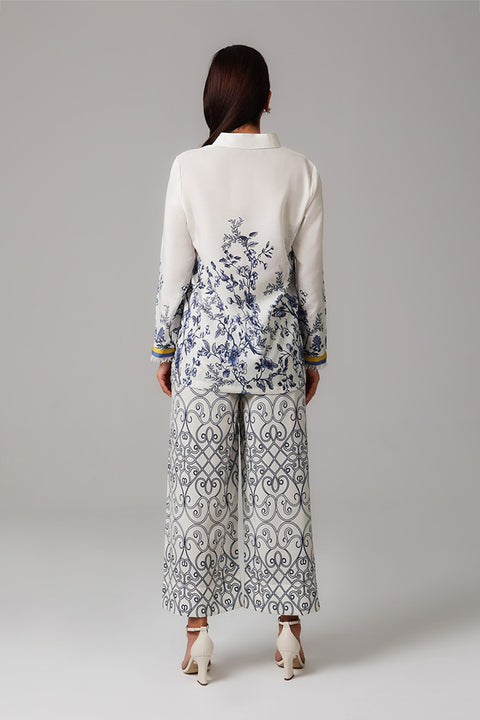 Cream Printed Co-Ord Set