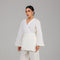 Off White Wrap Detail Modest Co-Ord Set