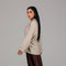 Cream Relaxed Fit Embellished Detail Top
