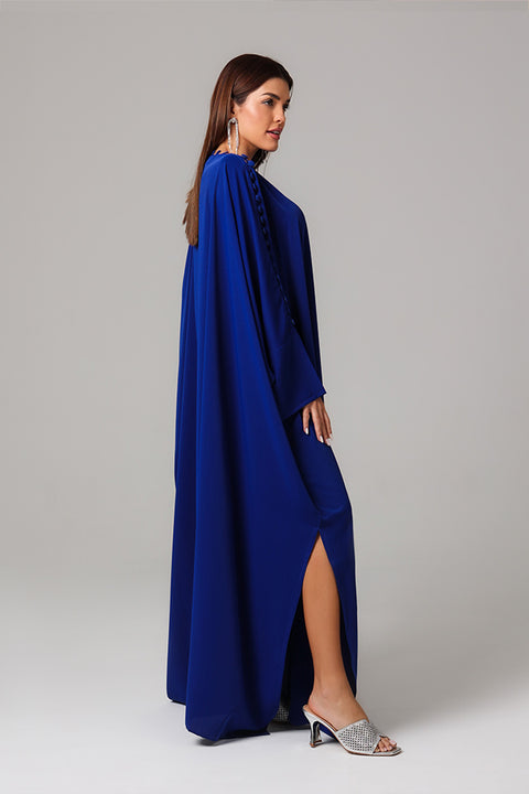 Blue Royal Embellished Kaftan