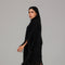 Black Fringe Detail Kaftan Dress