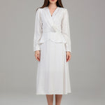 Muse Wrap Dress BKMF 046 White