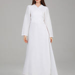 Wrap-Style Maxi Dress PR 004 White