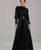 Black Bodice Maxi Dress with Skirt