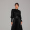 Black Bodice Maxi Dress with Skirt