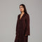 Brown Button-Down Maxi Dress 