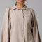 Beige Sandstone Pinstripe Tailored Co-Ord Set