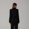 Black Midnight Black Draped Co-Ord Set