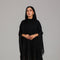 Black Fringe Detail Kaftan Dress