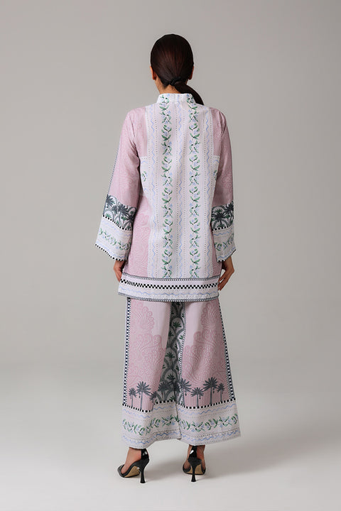 Pink Printed Pastel Co-ord Set
