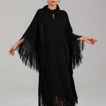 Fringe Kaftan JS 010 Black