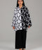Black and White Monochrome Geometric Printed Co-ord Set 