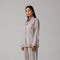 Beige Monochrome Stripe Co-ord Set