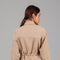 Beige Utility Shirt with Waist Tie