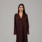 Brown Button-Down Maxi Dress 