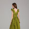 Limerick Eyelet Midi Dress with Belt