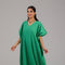 Emerald Green Relaxed Modest Kaftan Dress