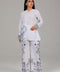 White Soft Floral Printed Co-ord Set