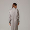 Black & Gold Geometric Print Shirt Dress 