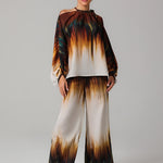 Abstract Ombre Co-ord Set JS 007 White