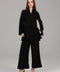 Black Fluid Longline Co-Ord Set