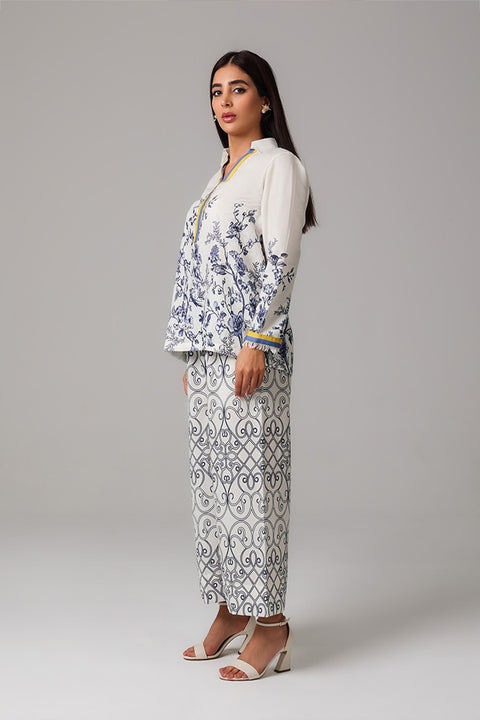 Cream Printed Co-Ord Set