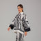 Black and White Monochrome Printed Co-ord Set
