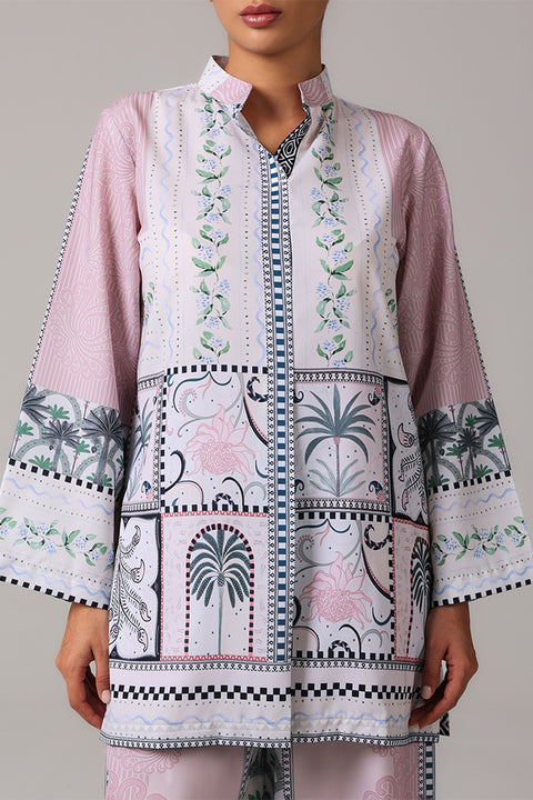 Pink Printed Pastel Co-ord Set