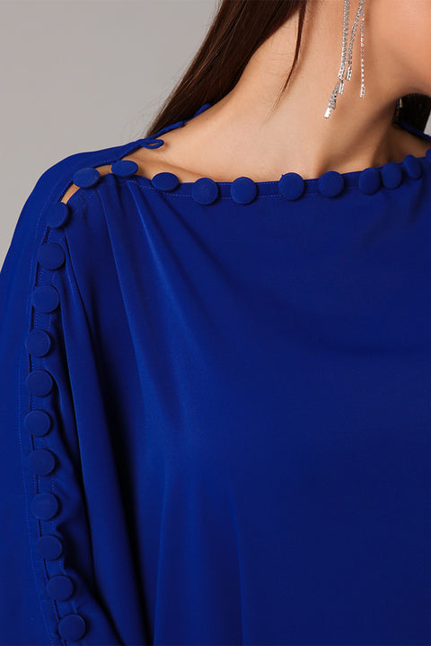 Blue Royal Embellished Kaftan
