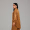 Brown Burnished Brown Jacquard Co-Ord Set