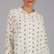 Brown Polka Dot Relaxed Shirt