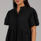 Black Tiered Modest Dress